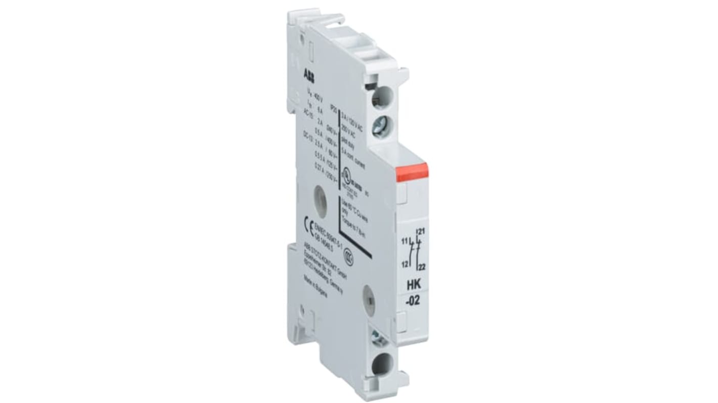 Contatto ausiliario ABB, 3 A, 250Vdc, 400Vac