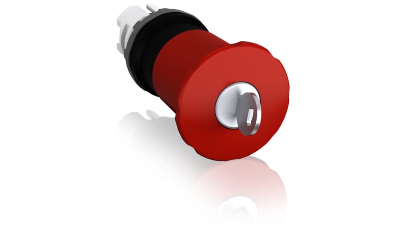 ABB, Key Release, Emergency Stop Push Button Head
