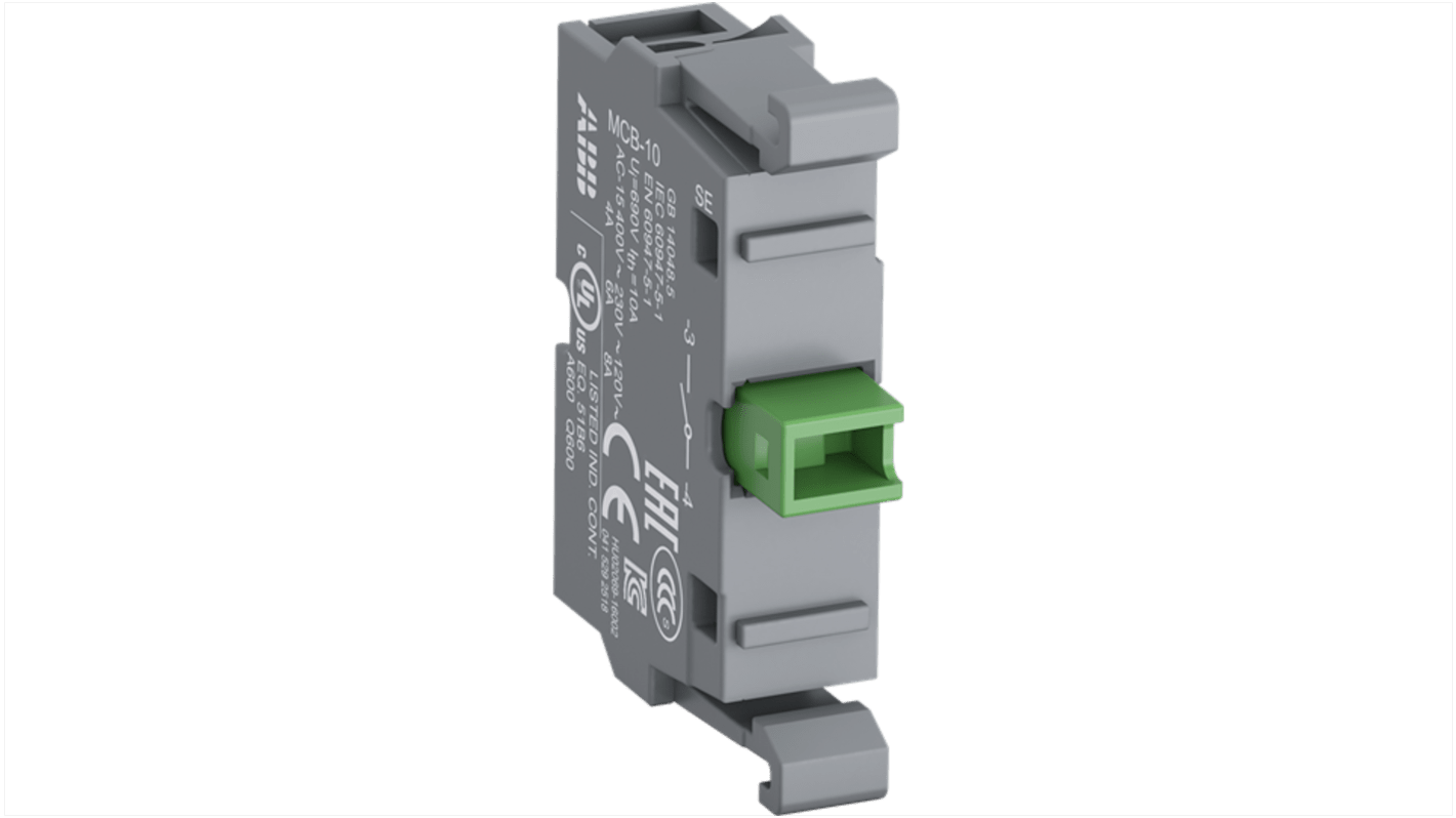 ABB MCB Series Contact Block, 230V, 1NO