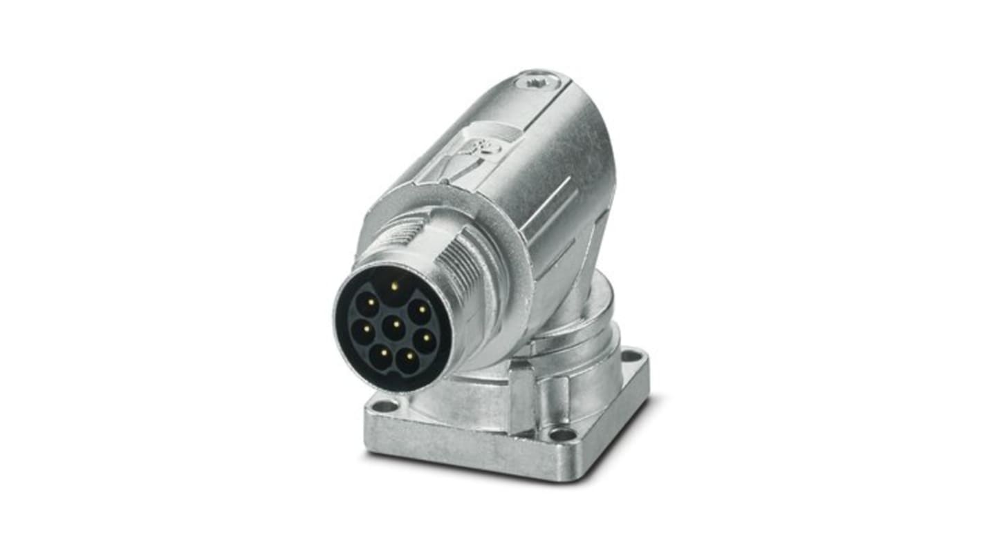 Phoenix Contact Circular Connector, 8 Contacts, Front Mount, M17 Connector, Plug, Male, IP66, IP68, M17 PRO Series