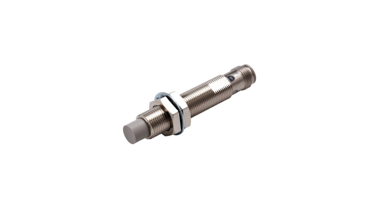 Omron Inductive Barrel-Style Inductive Proximity Sensor, M12 x 1, 8 mm Detection, NPN Output