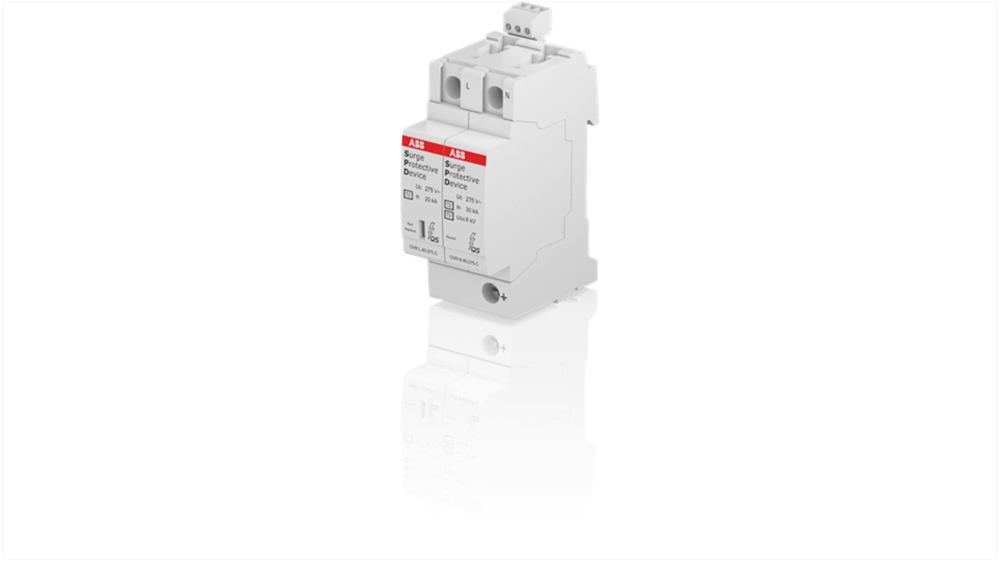 ABB 2 Phase Industrial Surge Protector, 100kA, 1.5kV