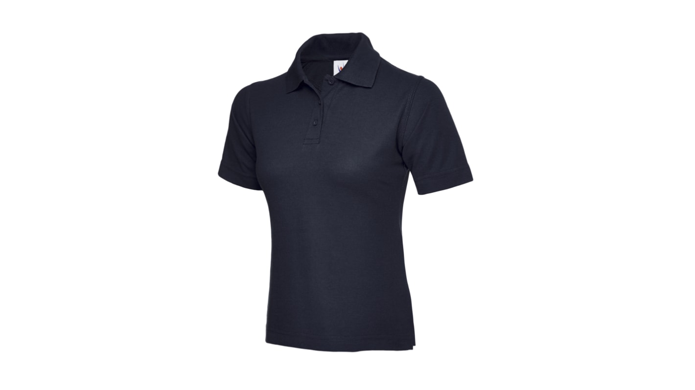 Uneek UC106 Navy Cotton, Polyester Polo Shirt, UK- 38 → 40in, EUR- 96 → 101cm