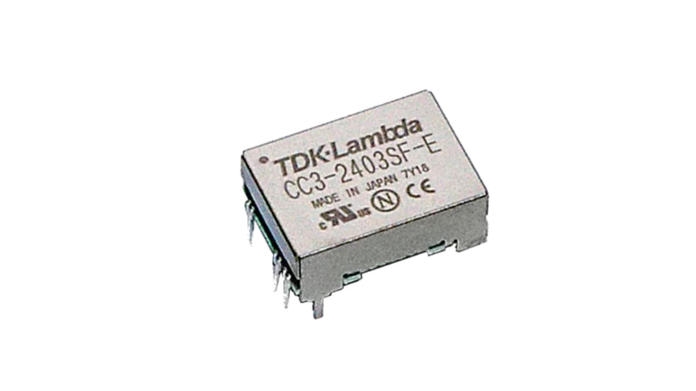 TDKラムダ DC-DCコンバータ 3.3 V dc To 12V ,3W PCBマウント