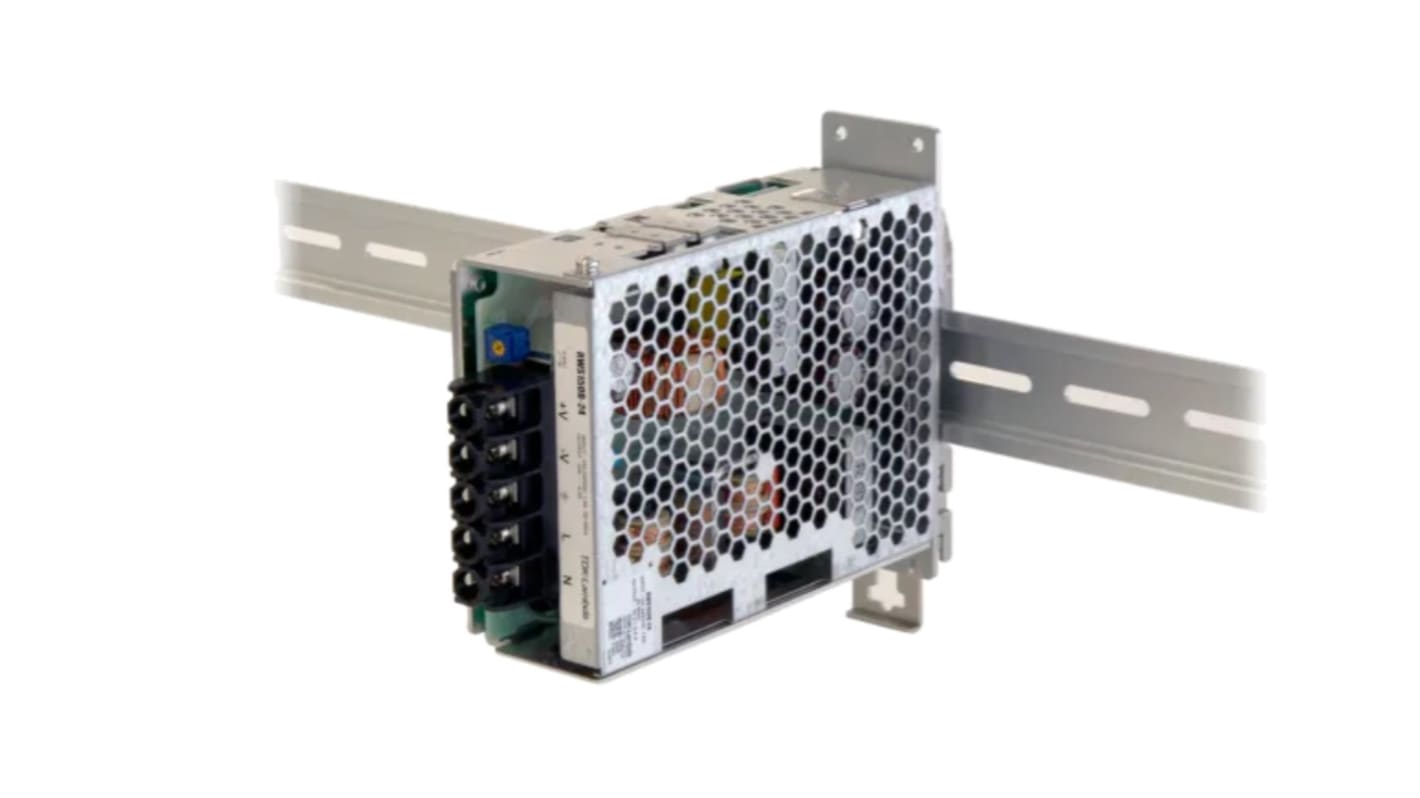 TDK-Lambda AC-DC Power Supply, RWS100B-24/DIN, 24V dc, 4.5A, 108W, 1 Output, 85 → 265V ac Input Voltage