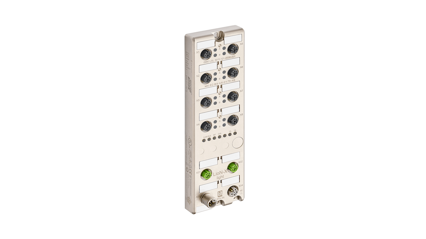 Module E/S Lumberg Automation, 12 ports , M12 Interface IO-Link Profinet