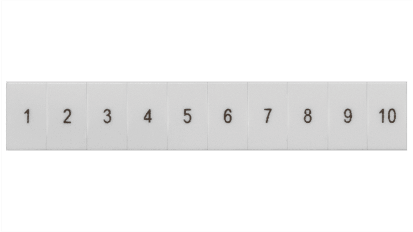 Siemens, 8WH8120 Marker Strip for use with Standard Labelling System, Terminal Block