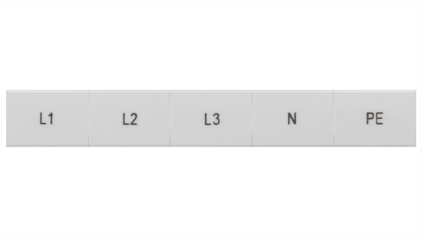 Siemens, 8WH8120 Marker Strip for use with Standard Labelling System, Terminal Block