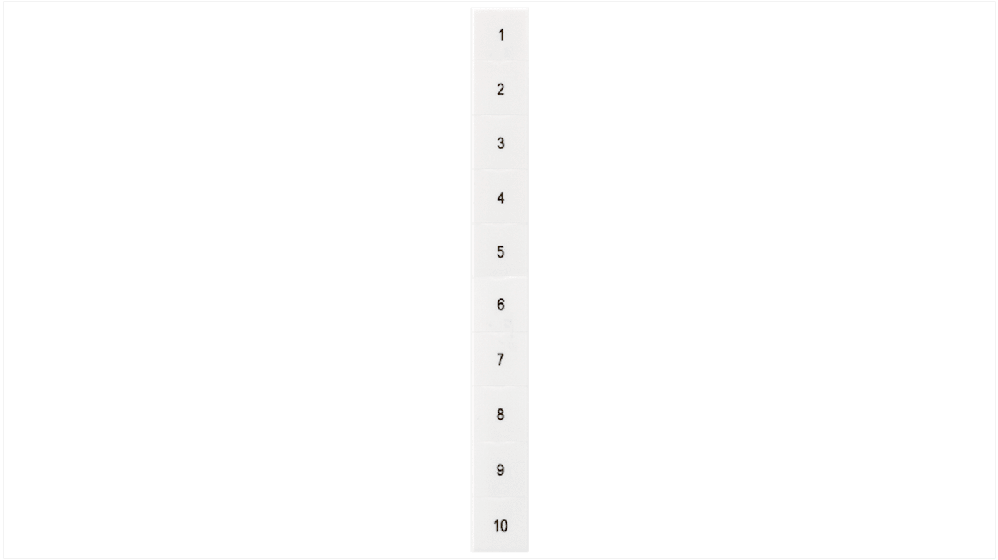 Siemens, 8WH8140 Marker Strip for use with Standard Labelling System, Terminal Block