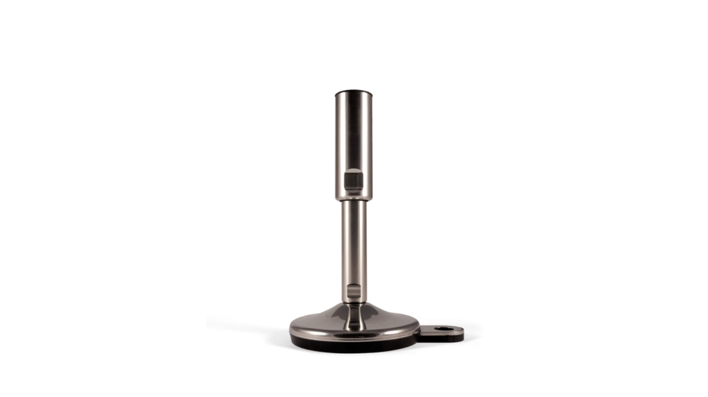 RS PRO M16 Stainless Steel Hygienic Adjustable Foot, 700kg Static Load Capacity 10° Tilt Angle