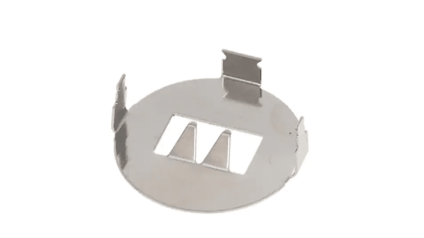 RS PRO CR2032 Battery Clip, Leaf Spring Contact