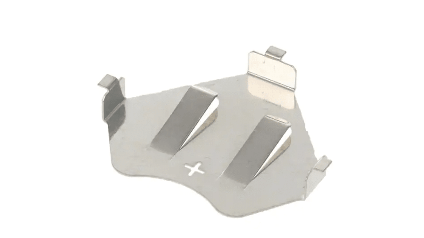 Clip per batteria CR2430 superficiale, contatti Linguetta