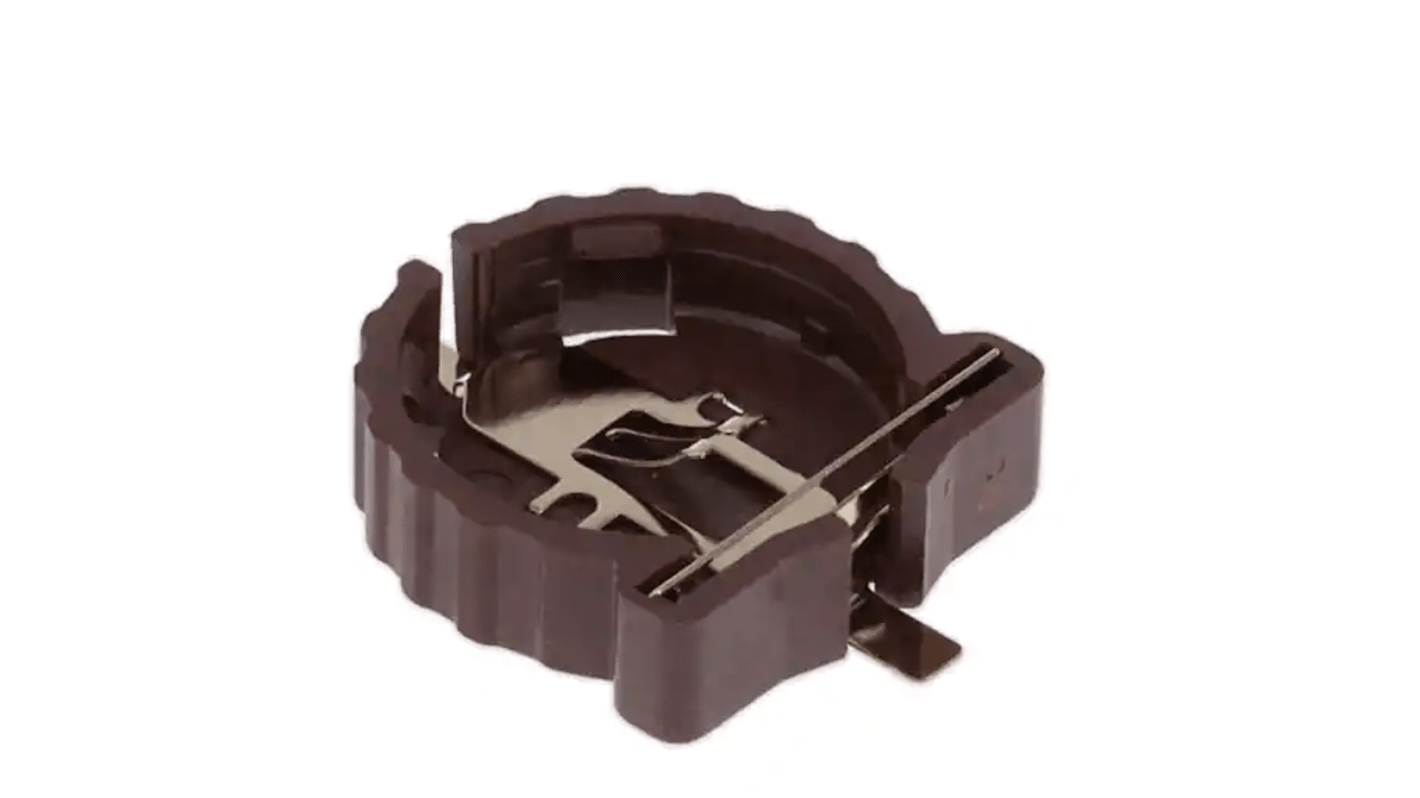 RS PRO CR1220 Battery Holder, Leaf Spring Contact