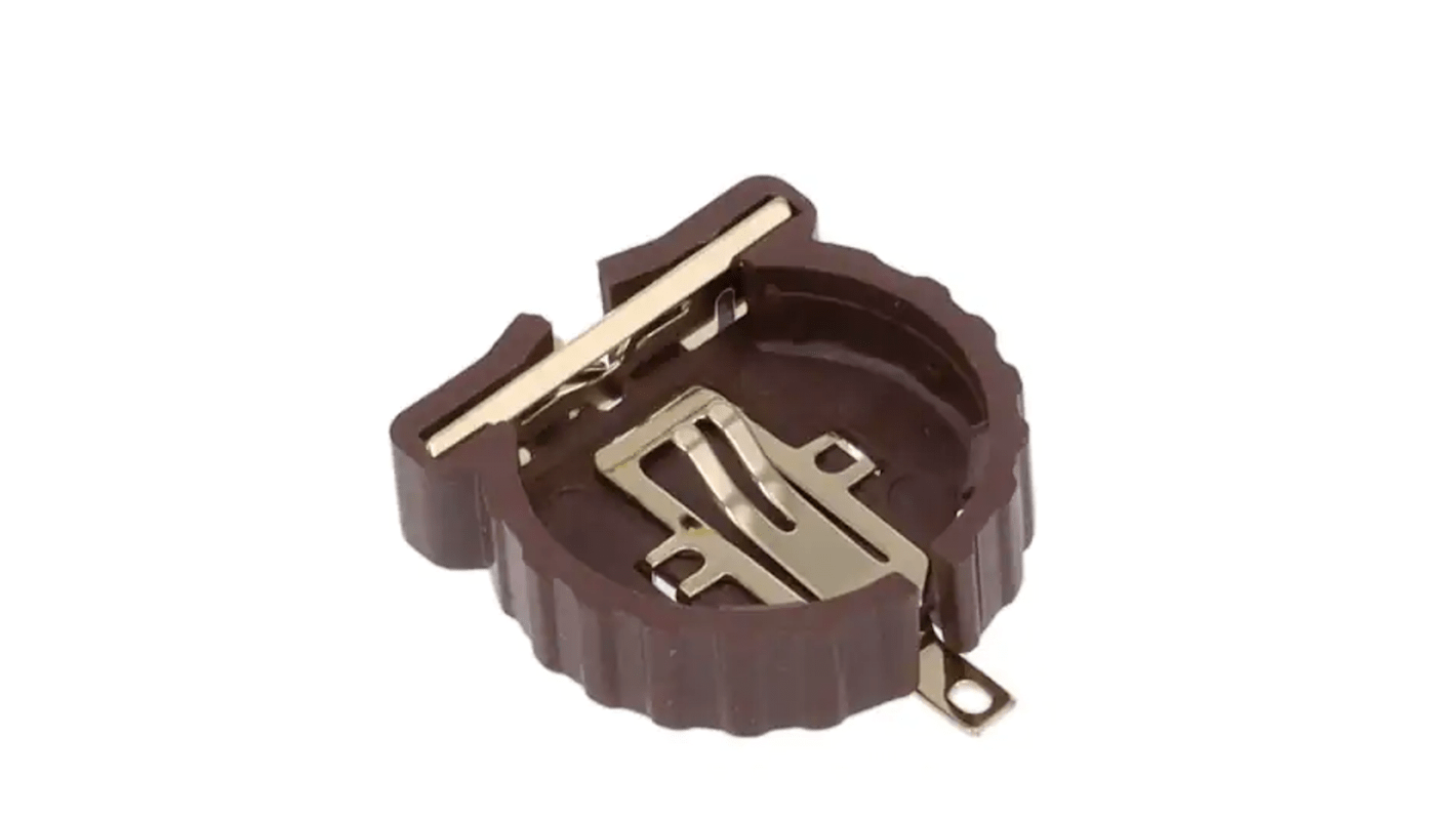 RS PRO CR1220 Battery Holder, Leaf Spring Contact