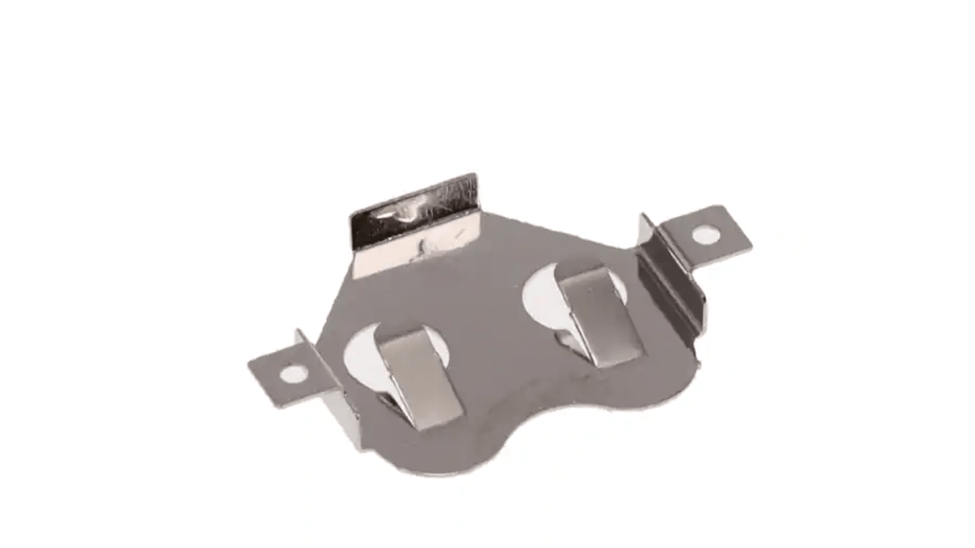 Clip per batteria CR1620 superficiale, contatti Linguetta