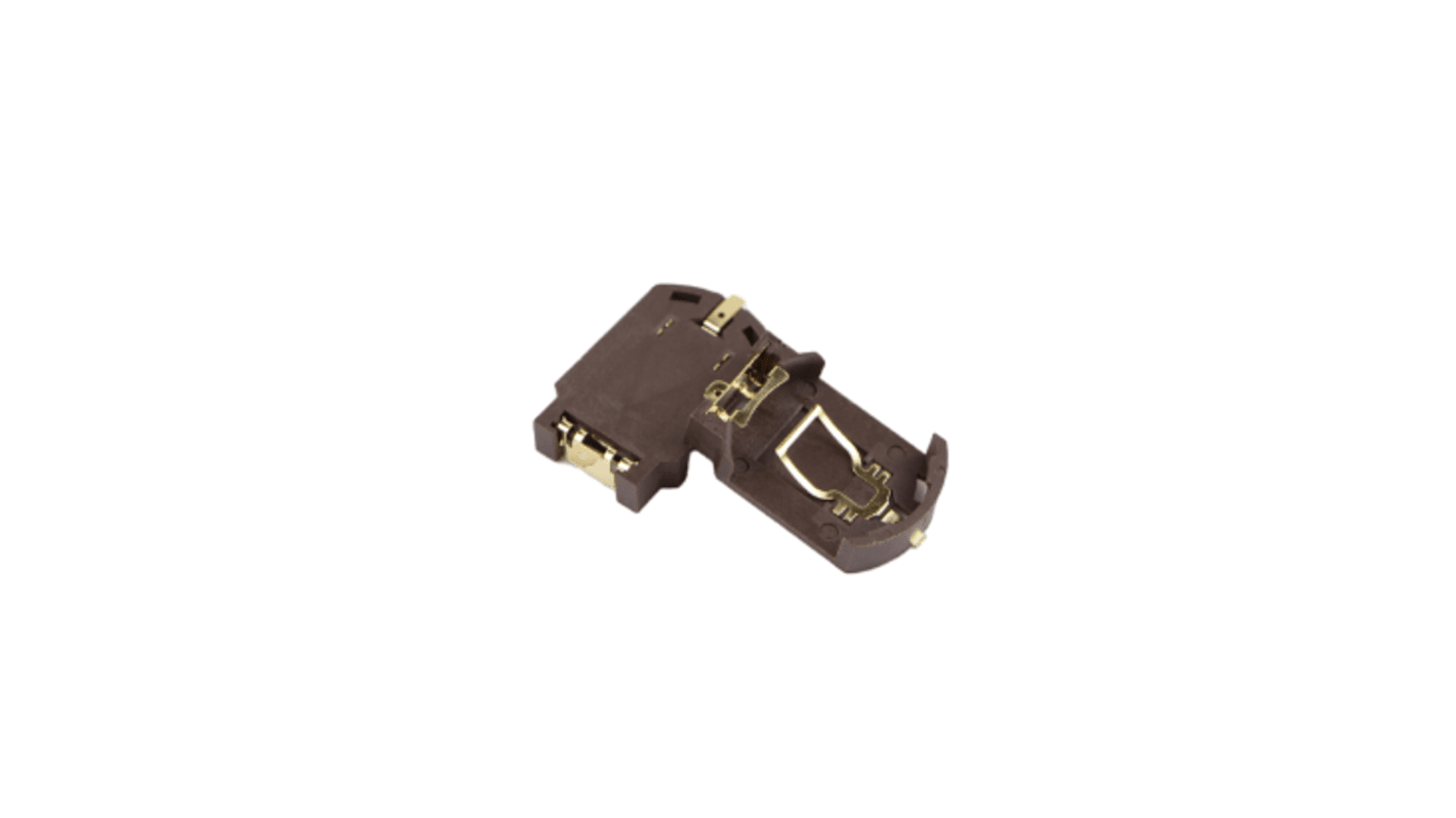 RS PRO CR2032 Battery Holder, Leaf Spring Contact