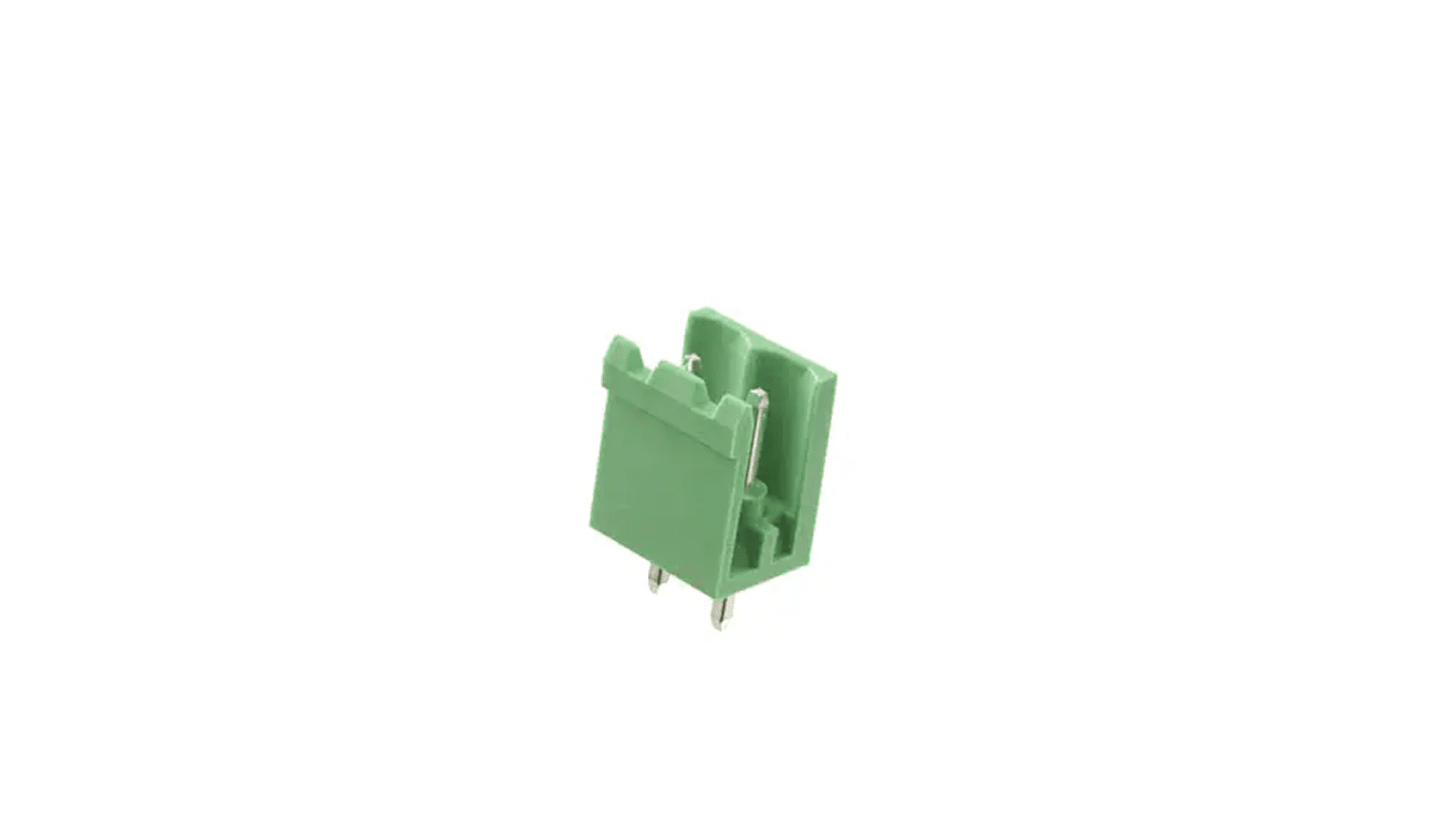 RS PRO, 5mm Pitch, 2 Way, Pluggable Terminal Block, Header, Through Hole
