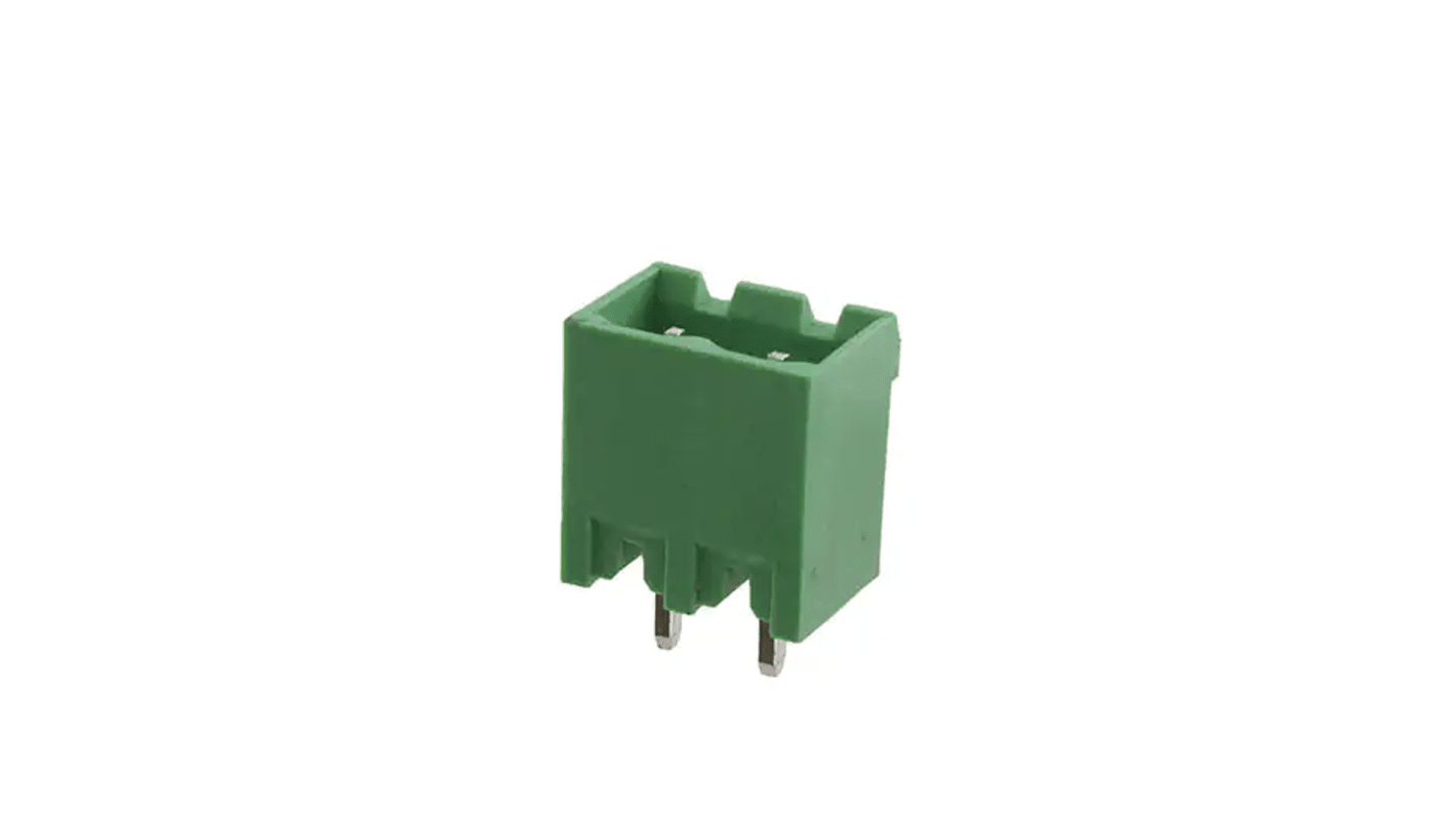 RS PRO, 5mm Pitch, 2 Way, Pluggable Terminal Block, Header, Through Hole