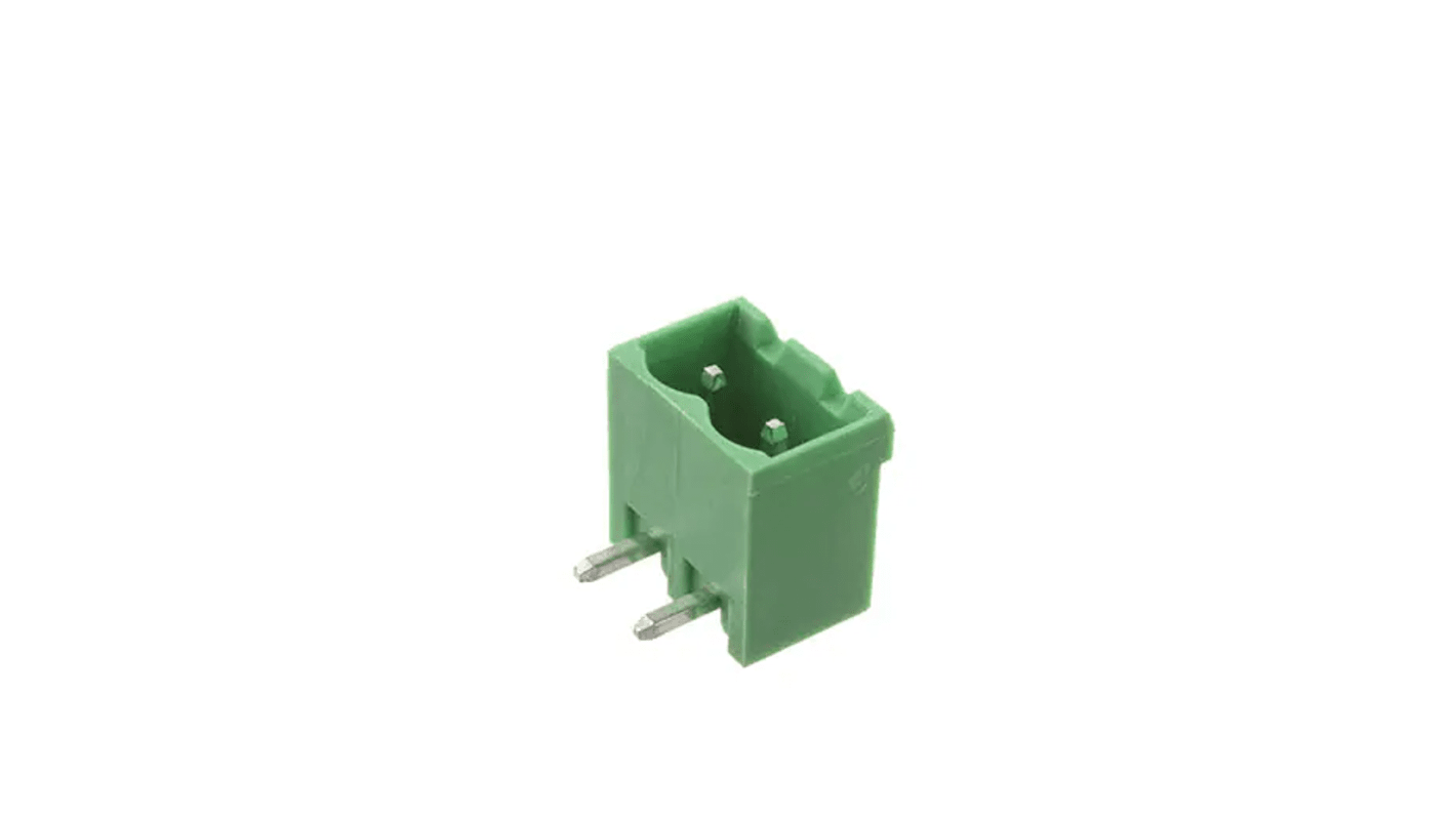 RS PRO 5.08mm Pitch 2 Way Pluggable Terminal Block, Header, Through Hole