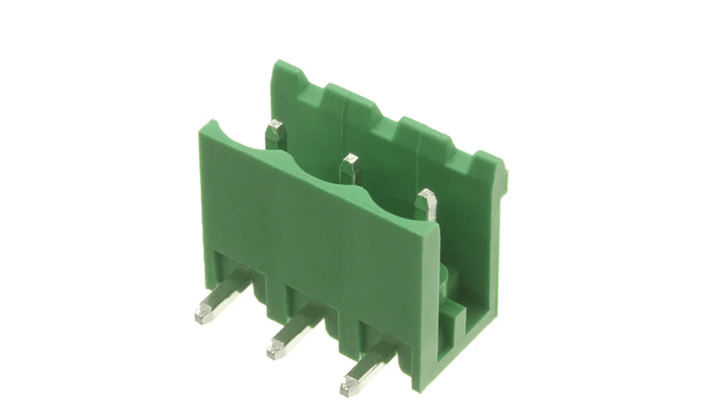 RS PRO, 5.08mm Pitch, 3 Way, Pluggable Terminal Block, Header, Through Hole