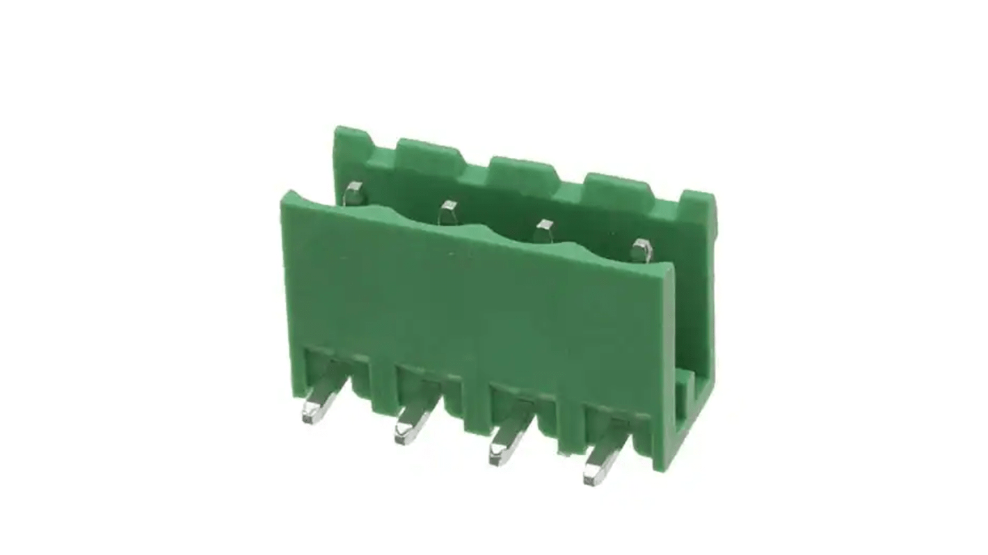 RS PRO, 5.08mm Pitch, 4 Way, Pluggable Terminal Block, Header, Through Hole