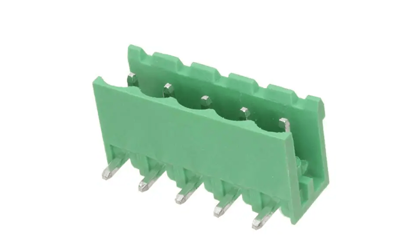 RS PRO Steckbarer Klemmenblock Header 5-Kontakte 5mm-Raster