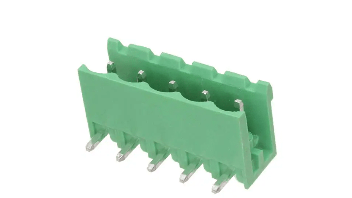 RS PRO, 5mm Pitch, 5 Way, Pluggable Terminal Block, Header, Through Hole