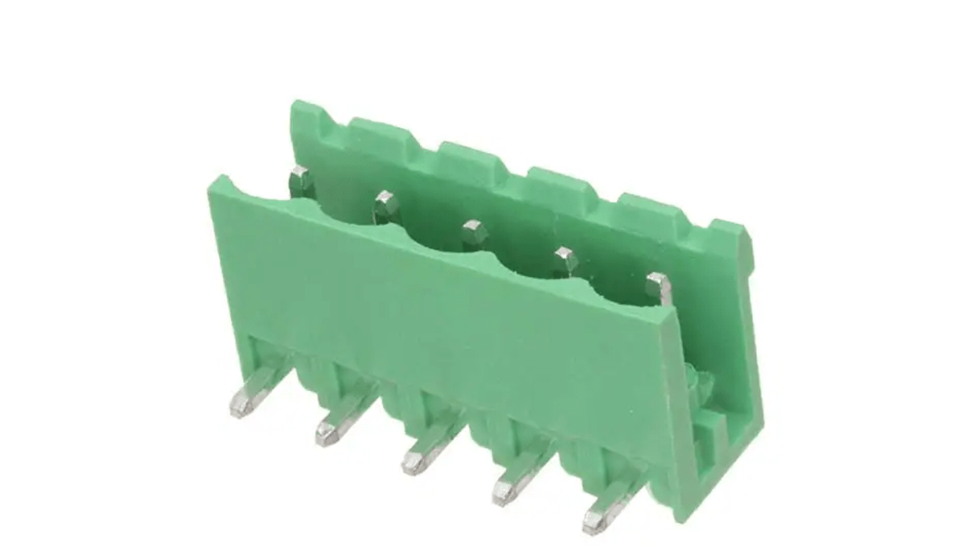RS PRO, 5.08mm Pitch, 5 Way, Pluggable Terminal Block, Header, Through Hole
