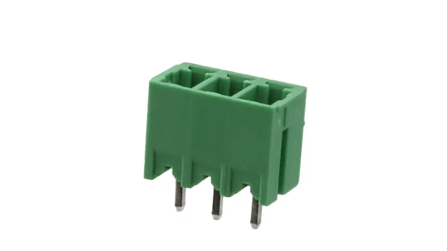 RS PRO, 3.81mm Pitch, 3 Way, Pluggable Terminal Block, Header, Through Hole