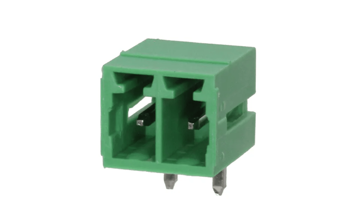 RS PRO, 3.5mm Pitch, 2 Way, Pluggable Terminal Block, Header, Through Hole