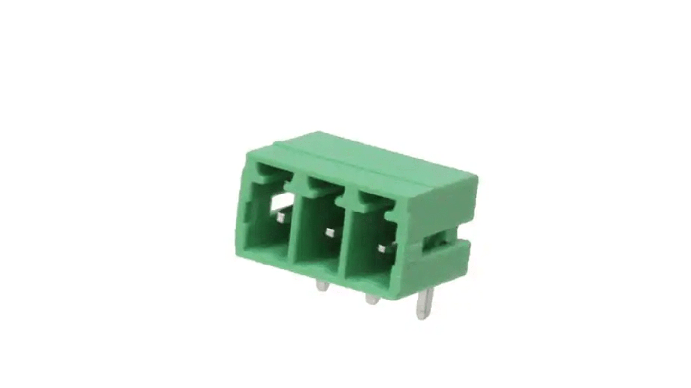 RS PRO, 3.81mm Pitch, 3 Way, Pluggable Terminal Block, Header, Through Hole