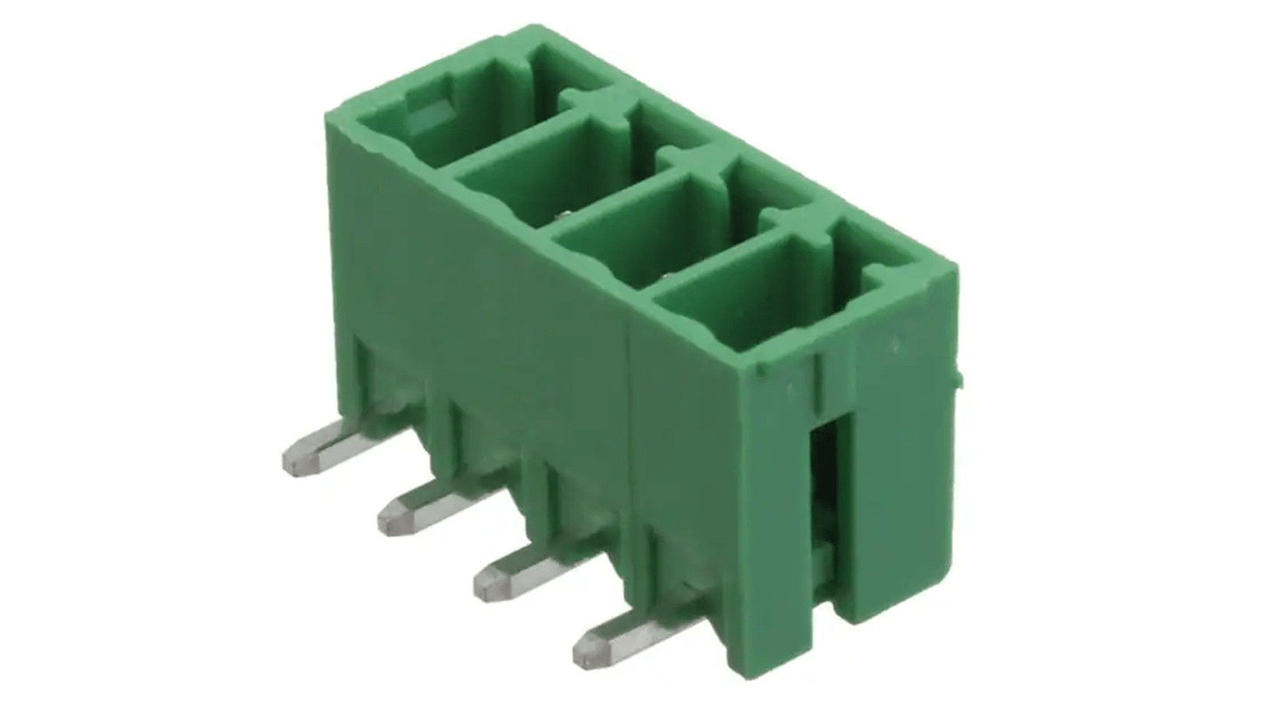 RS PRO, 3.81mm Pitch, 4 Way, Pluggable Terminal Block, Header, Through Hole