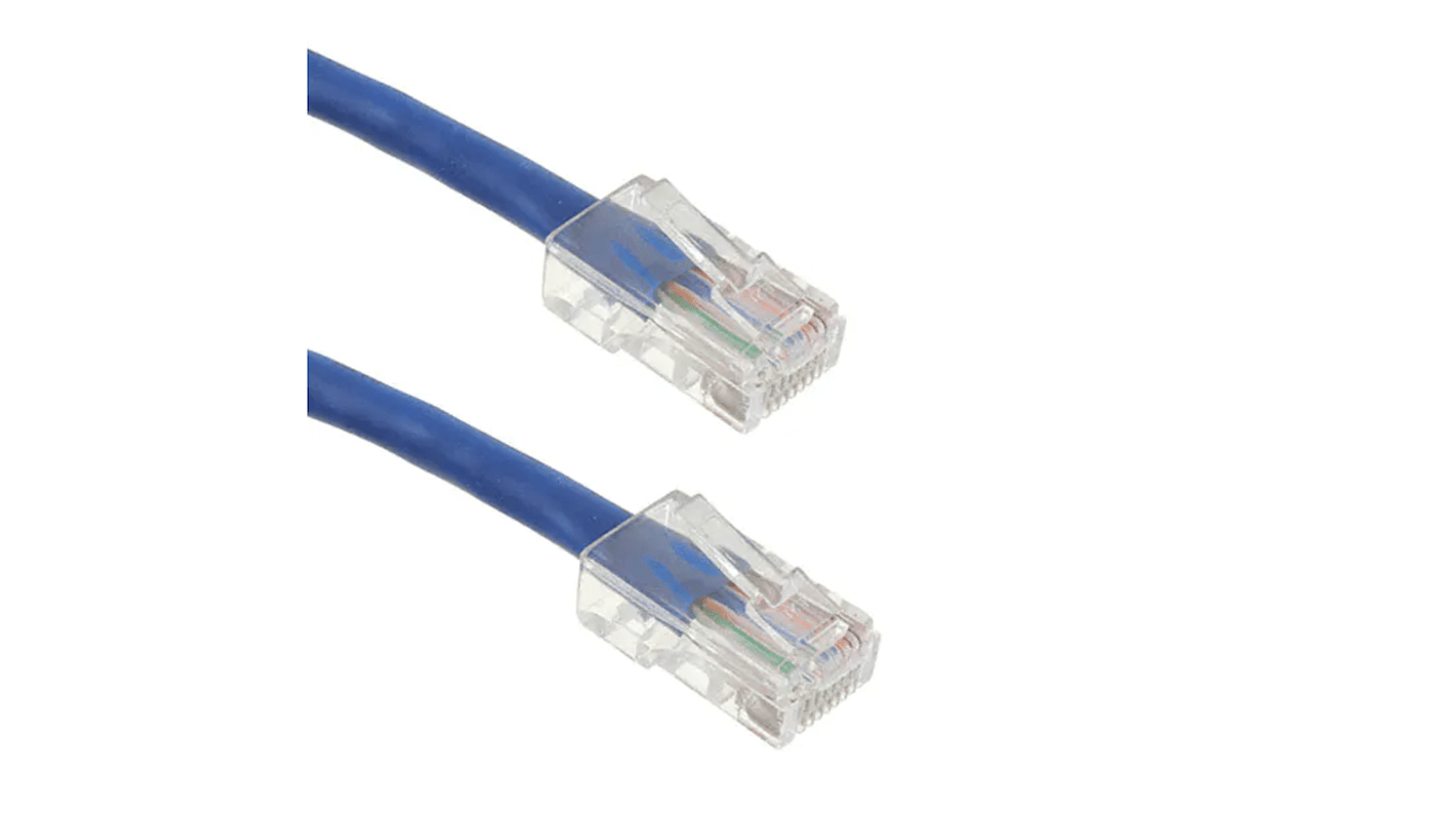 Kabel Ethernet Cat5e długość 3m Z zakończeniem RS PRO PVC l. żył: 7/0.20 średnica 5.9mm