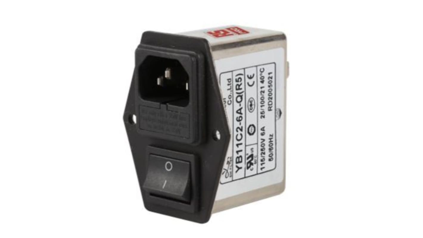 Filtr wejściowy złącza IEC RS PRO