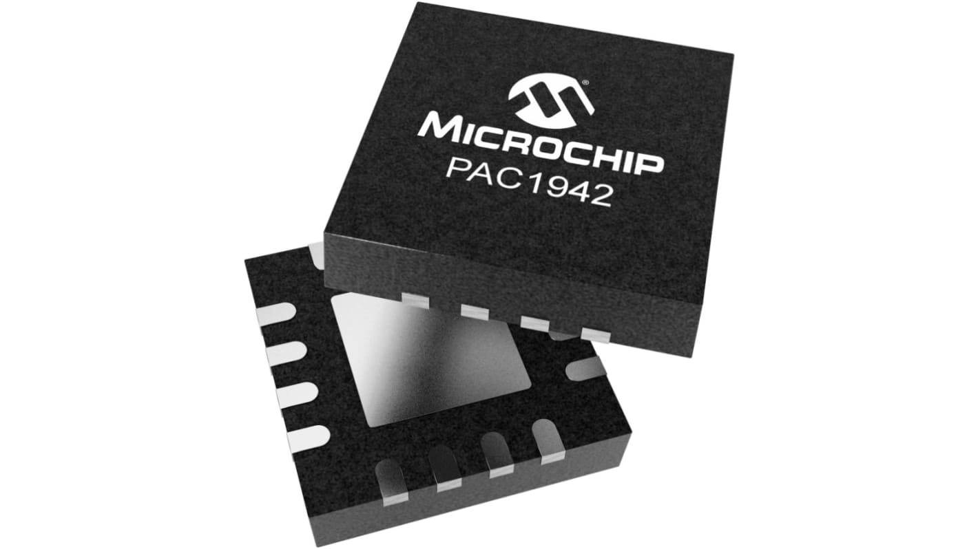 Microchip PAC1942T-1E/4MX, Current Sensor IC 16-Pin, VQFN