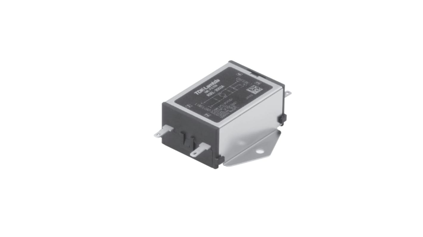 TDKラムダ EMCフィルタ, 3A, AC250V, 単相 パネルマウント