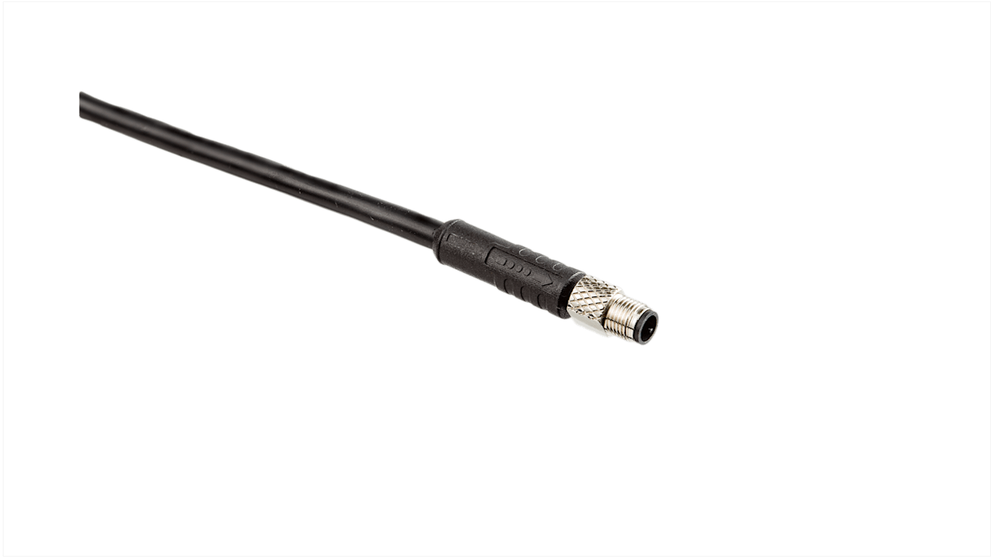 Amphenol Konfektioniertes Kabel 4-adrig, Stecker gerade / offenes Ende, Länge 1m