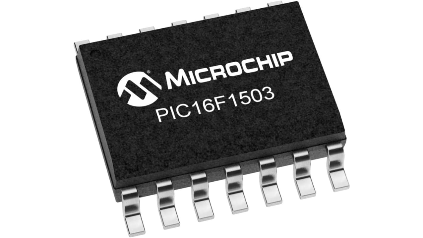 Microcontrolador Microchip PIC16LF1503T-I/SL, núcleo PIC, SOIC de 14 pines