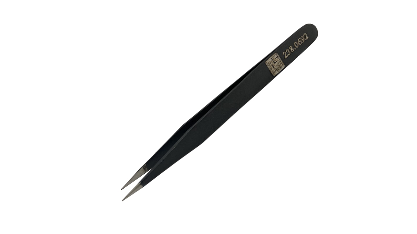 Pinza, RS PRO, , Antimagnético, Acero Austenítico con Bajo Contenido en Carbono 3CESD, Sí