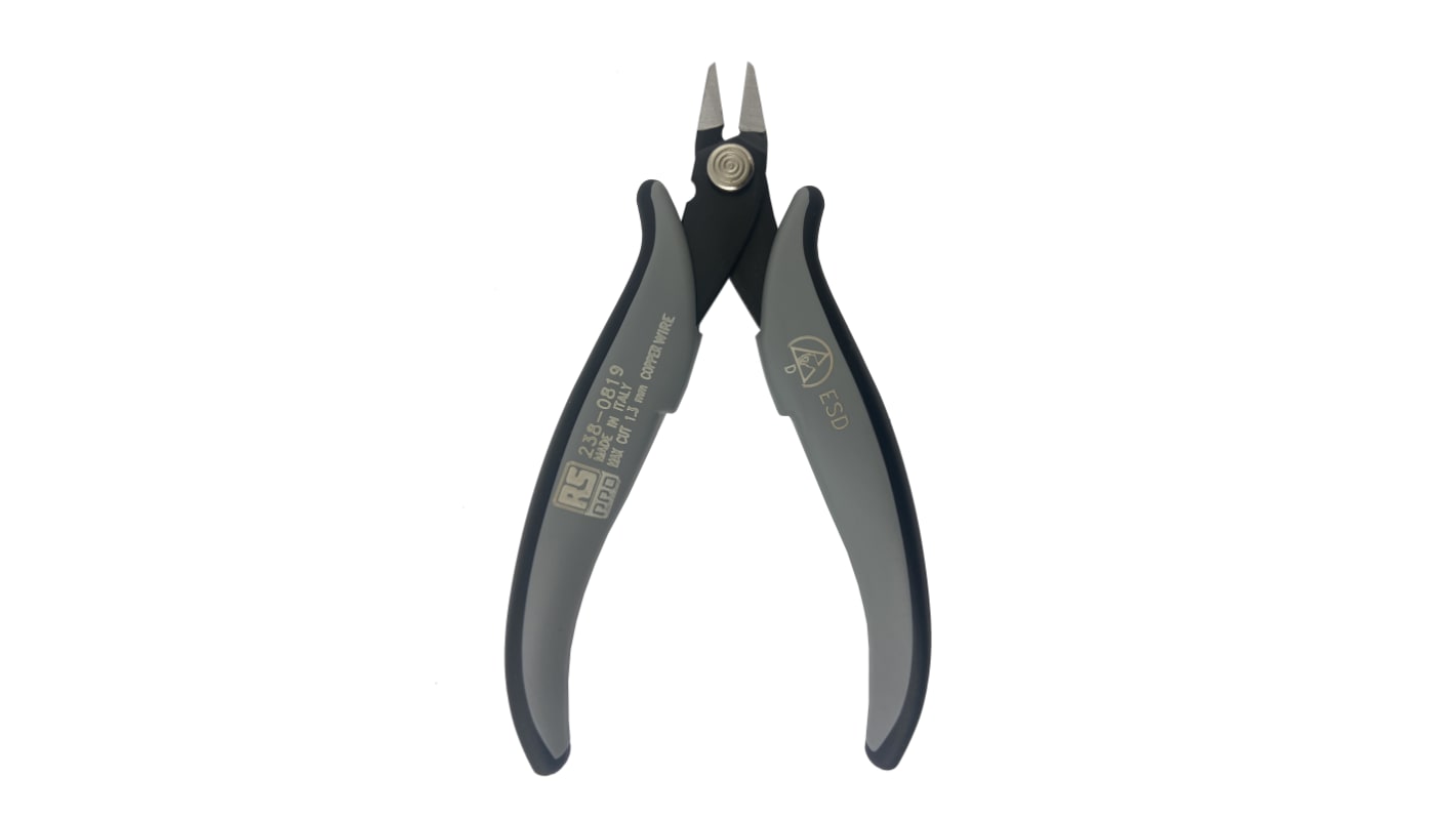 RS PRO długość 138 mm gr. cięcia: 1.3mm Nie Stal węglowa
