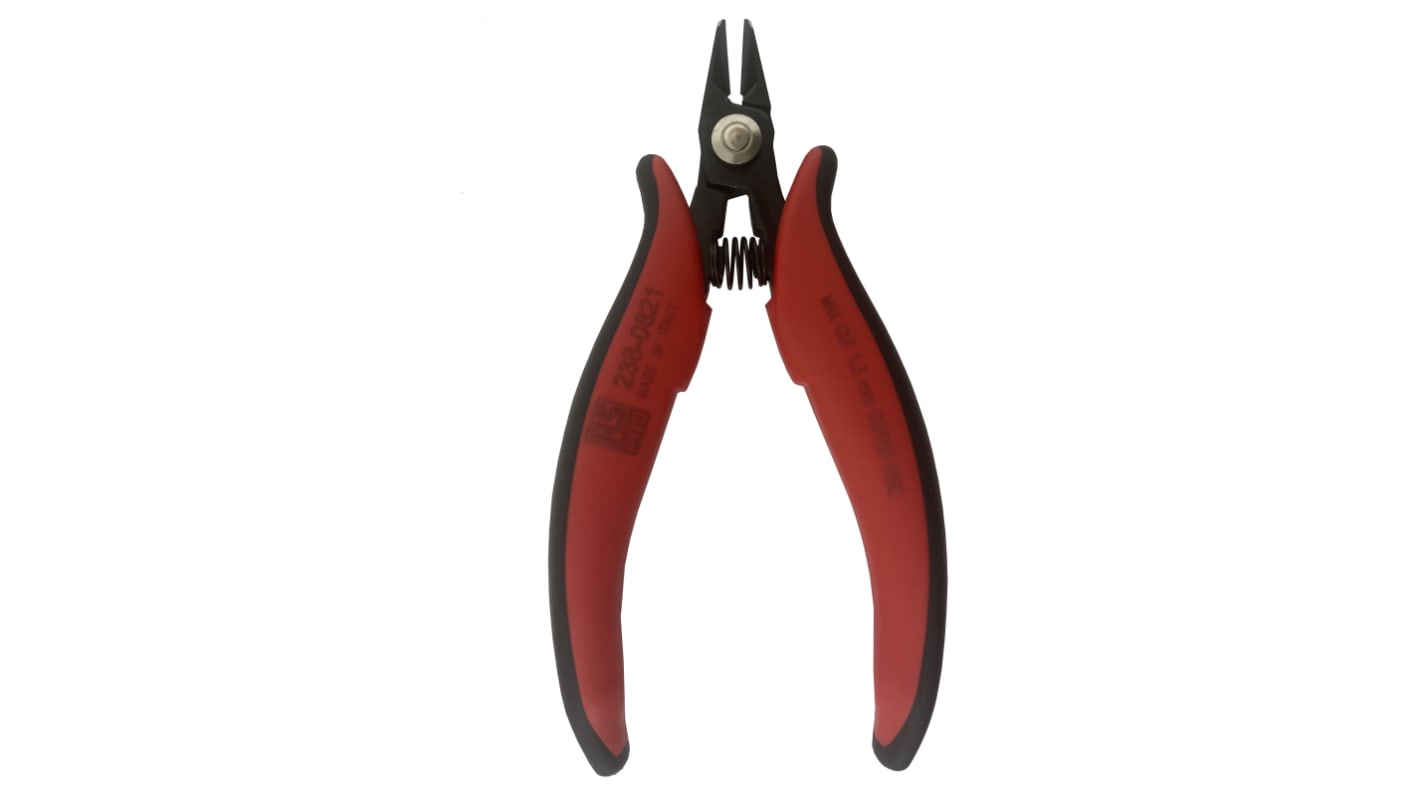 Tronchesi laterali RS PRO in Acciaio al carbonio, L. 138 mm, capacità di taglio max 1.3mm