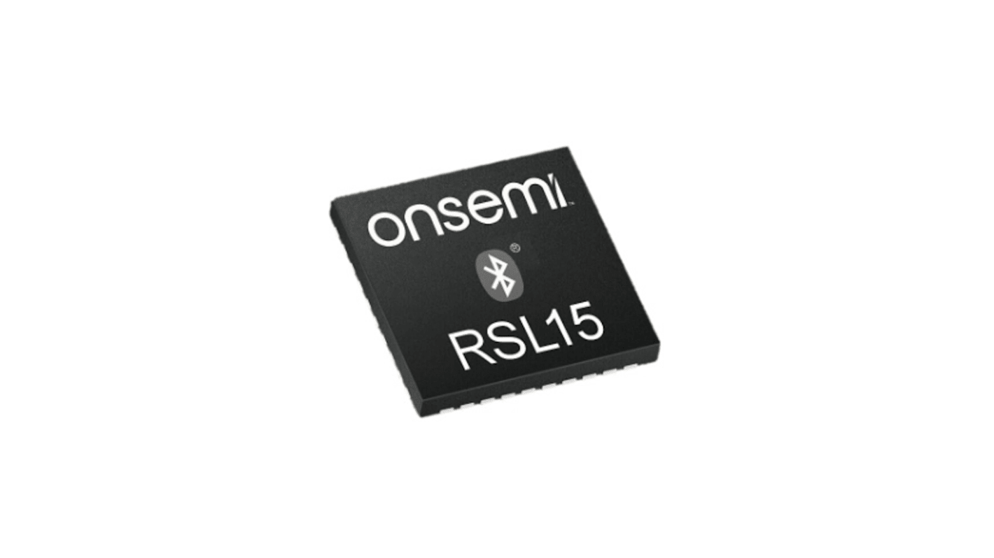 onsemi 射频收发器芯片 , 32 位，蓝牙技术支持, FSK调制技术, 40引脚, 贴片安装
