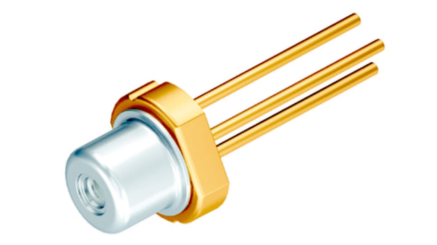 ams OSRAM THT Diode Laserdiode, 530nm / 140mW, 3-Pin