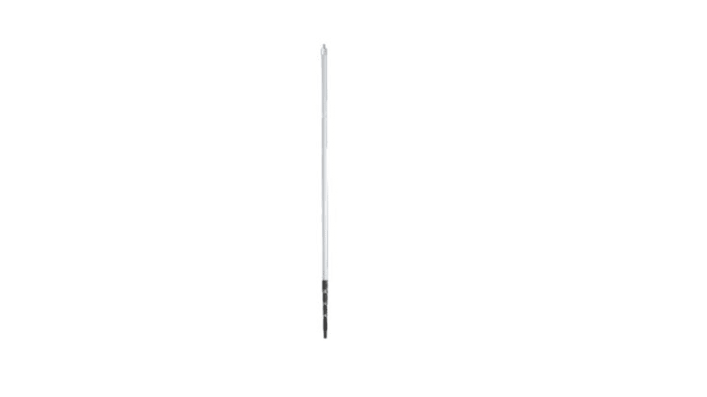 Vikan Grey Chromium Plated Brass, Fibreglass, Polypropylene Telescopic Mop Handle, 1.88m