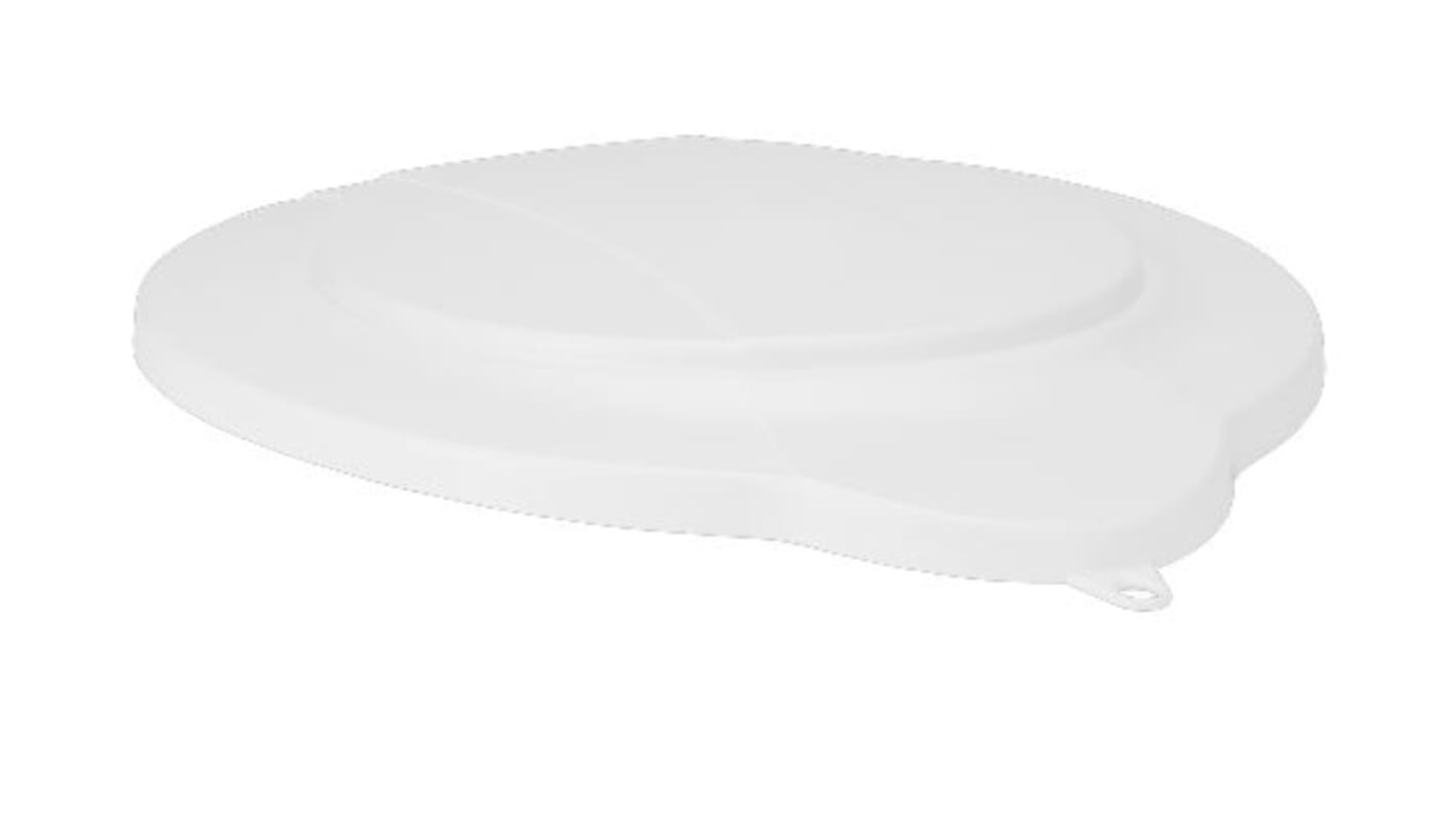 12L Polypropylene White Bucket Lid No
