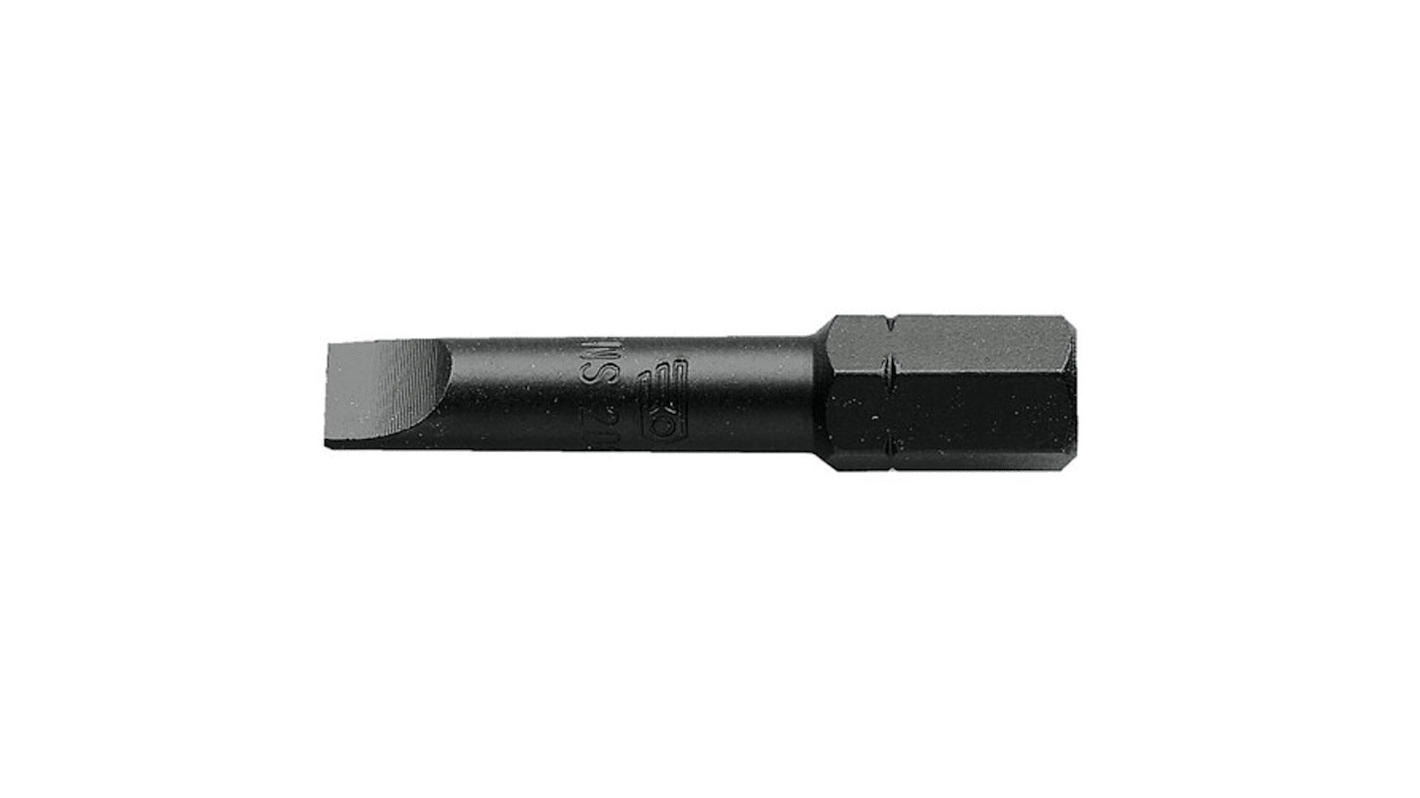 Facom Slotted Screwdriver Bit, 12 mm Tip