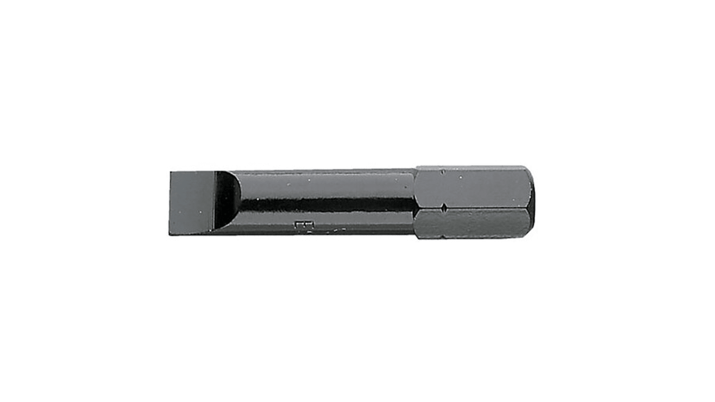 Facom Slotted Screwdriver Bit, 16 mm Tip