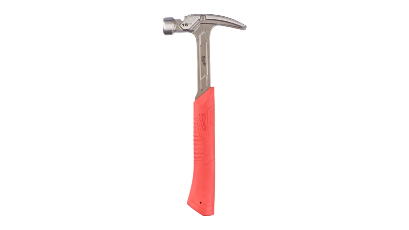 Milwaukee Steel Claw Hammer with Steel Handle, 450g