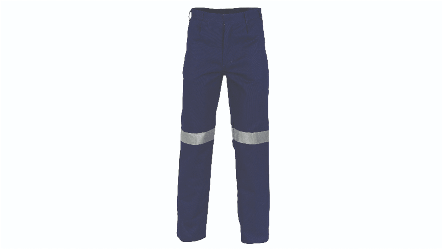DNC 3314 Navy Anti-Static, Electrical Protection, Hi-Vis, UV Protection Hi Vis Trousers 87cm Leg Length 79cm