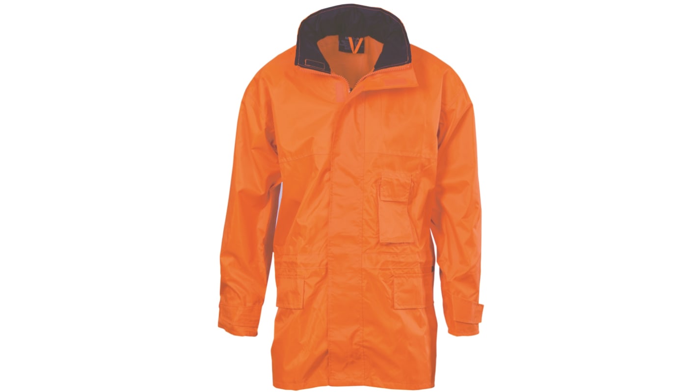 DNC 3873 Orange Unisex Hi Vis Jacket, 4XL